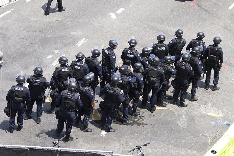 File:LAPD Lakers Parade.jpg