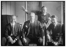 The Peerless Quartet in 1922 L-R: John H. Meyer, Henry Burr, Frank Croxton, Albert Campbell