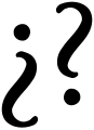 Opening and closing question marks