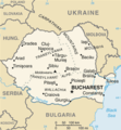 Map of Romania