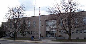 Shawano County Courthouse, built mid-1950s