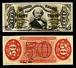 fifty-cent third-issue fractional note