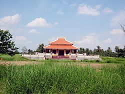 Uncle Ho Temple in Den Den hamlet. The temple was built in 1970 and has been restored.