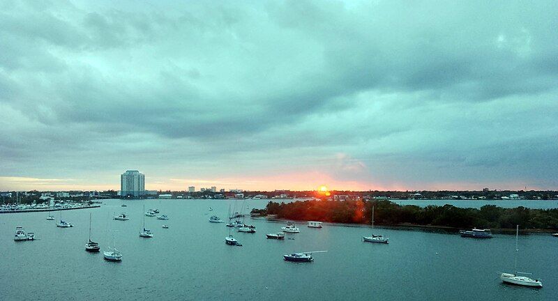 File:Biscayne Bay sunset.jpg