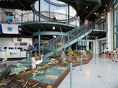 View of National Eagle Center 1st floor.