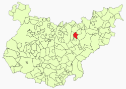 Location in Badajoz