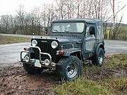 Mahindra and Mahindra Classic used by the Indian Army.