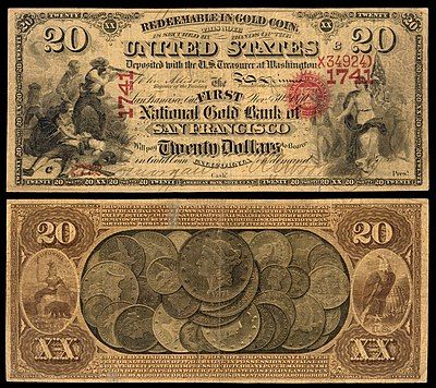 National Gold Bank Note