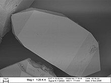 SEM image of zircon