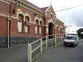 Station building and entrance to Platform 1, January 2005