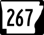 Highway 267 marker