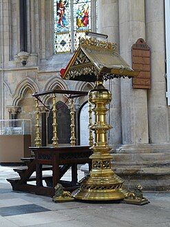 Lectern at Beverley Minster, England