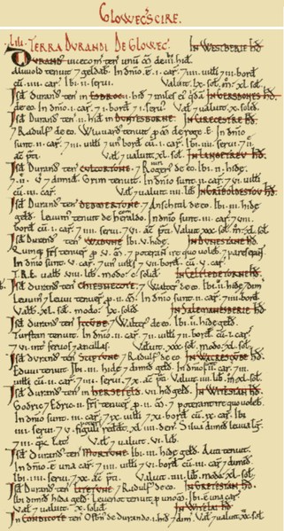 File:DurandOfGloucester DomesdayBookHolding Gloucestershire.png