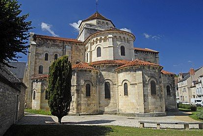 The Romanesque Abbey Church of St Etienne, Nevers, France