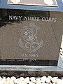 US Navy Nurse Corps memorial image on the Memorial Walk