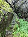 Stairs leading to the entrance of the fort