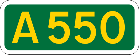 File:UK road A550.svg