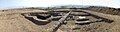 A panorama of the Baptisterium. Note: to the right of it is where the water came in from.