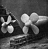 Bow propellers of the Finnish icebreaker Voima