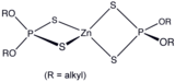 Zinc dialkyldithiophosphate, an oil additive.[2]