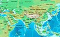 Byzantine Empire (286/395–1453 AD) and Sasanian Empire (224–651 AD) in 400 AD.