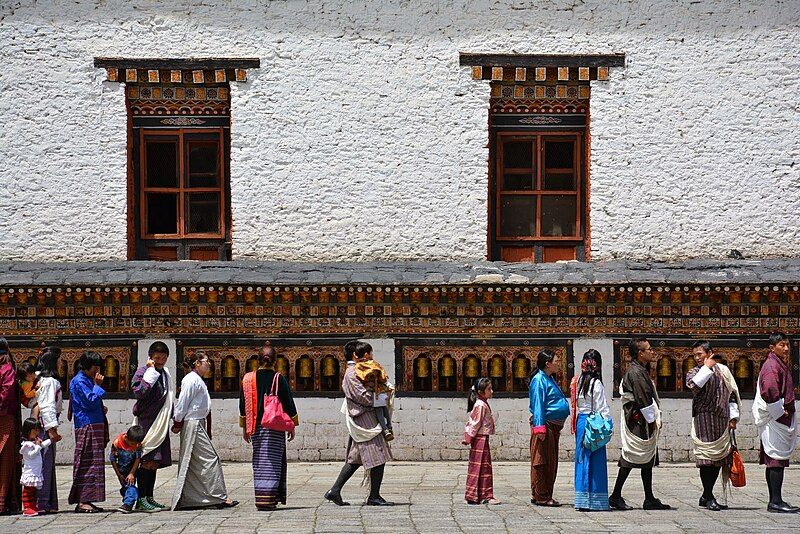 File:National clothes (Bhutan).JPG