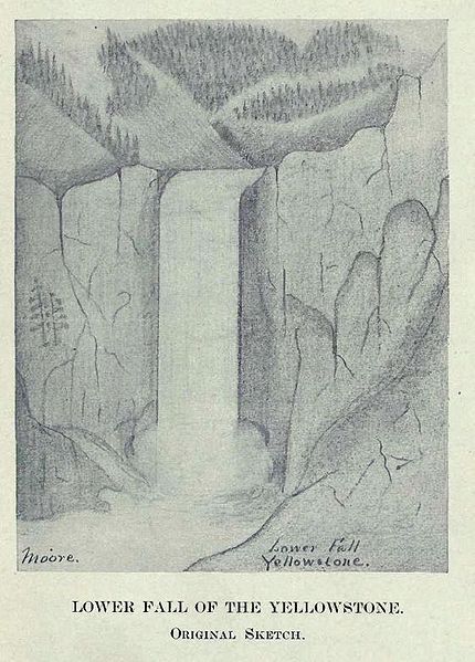 File:OriginalSketchofLowerYellowstoneFalls.JPG