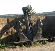 An anchor from MS Seattle