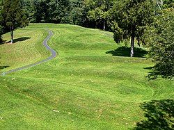 Serpent Mound, located in the township