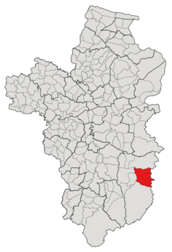 Subdistrict location in Ubon Ratchathani province