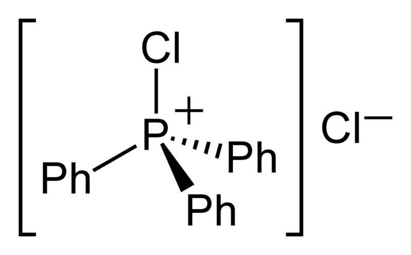 File:Chlorotriphenylphosphonium-chloride-2D.png