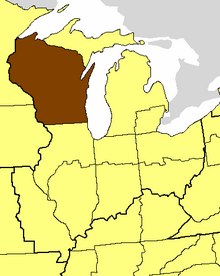 Location of the Episcopal Diocese of Wisconsin