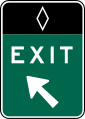 E8-4 Preferential Lane Direct Exit Gore