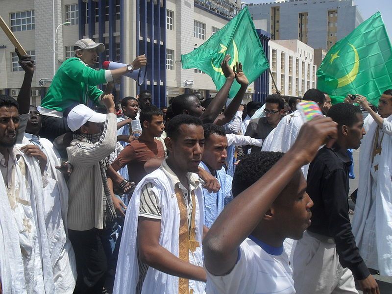 File:Nouakchott-Dispersion des manifestants-2011.jpg