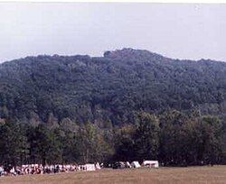 Pilot Knob Mountain, near the city of Pilot Knob