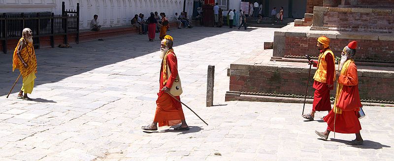 File:Sadhus Kathmandu.jpg