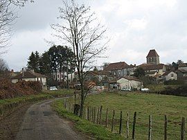 A general view of Saint-Saud-Lacoussière