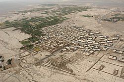 Aerial view of Shahr Asb in 2009