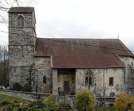 The church in Viviers-le-Gras