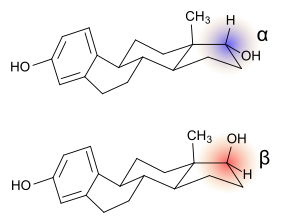 File:17-alpha- vs 17-beta-estradiol.svg