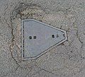 Manhole cover in Sawston, Cambridgeshire