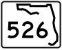 State Road 526 marker