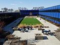 One of several courtyards at the IBM facility in Rochester, Minnesota.