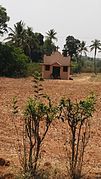 Church in the open field of Nadipinayakanahalli