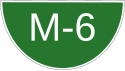 M-6 motorway shield}}