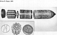 Raketensprenggranate 4581 motor details.