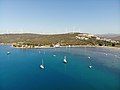 Aerial view of the Sığacık Bay