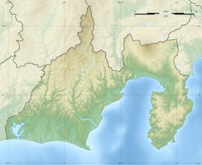 Map showing the location of Miho no Matsubara