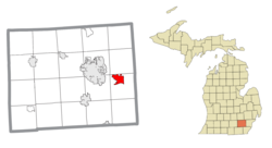 Location within Washtenaw County