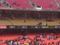 Empty seats at Arrowhead Stadium